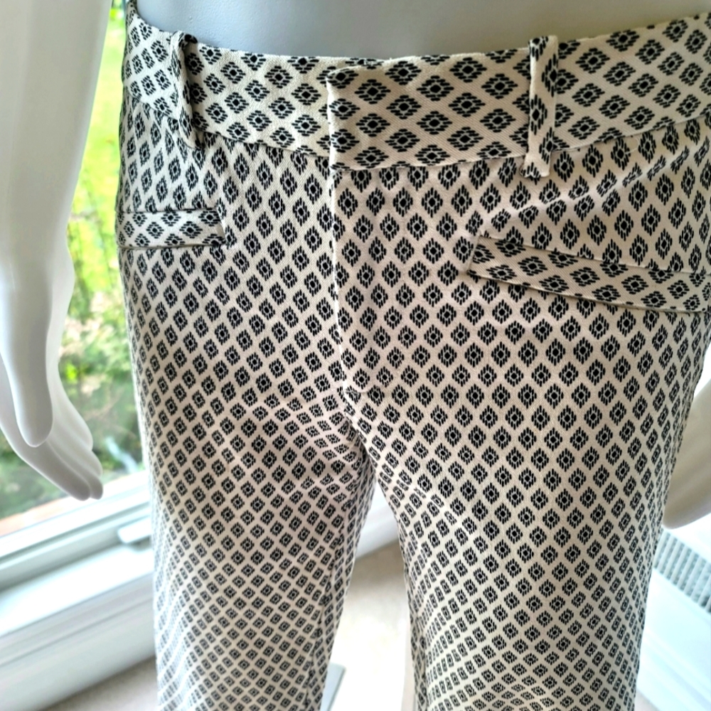 Gap Geometric Printed Crop Pants Size 6